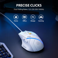 Ratón De Juego INPHIC PG1 Con Cable Ergonómico RGB Programación Macro Periférico Competitivo 12000 DPI 60 IPS 20G 6 Botones - details 3