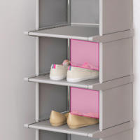 Organizador De Zapatos Metálico Plegable Multi Capas Ajustable Para Guardarropa Economiza Espacio Para Dormitorio - details 7