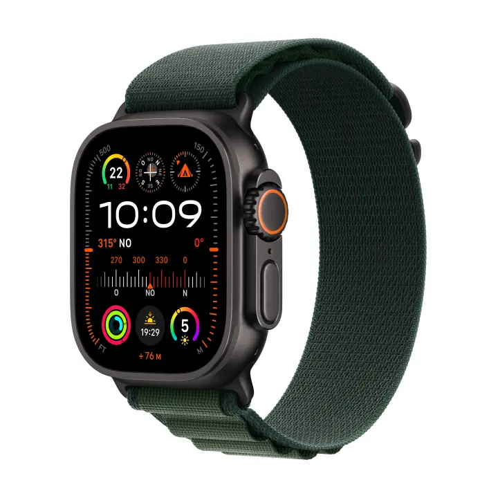 Apple Watch Ultra 2 OLED 49 mm digital 410 x 502 píxeles pantalla táctil 4G negro GPS (satélite) - 1