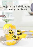 Juego De Carreras De Coches Eléctricos Con Vías Variadas Juguetes De Construcción Para Niños Y Niñas Regalo De Cumpleaños Y Halloween - details 2