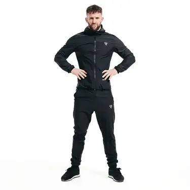 RDX Traje de sauna de ejercicio entrenamiento hombre chandal - 1