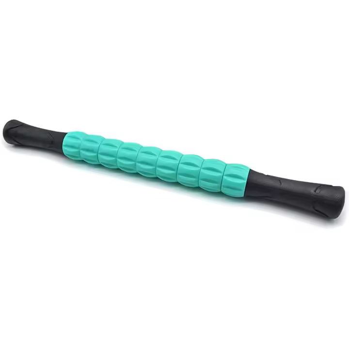 Rodillo de masaje muscular. Rodillo de masaje muscular para deportistas y corredores que ayuda a la recuperación después del ejercicio y promueve la circulación en piernas, espalda y brazos (verde) - 1