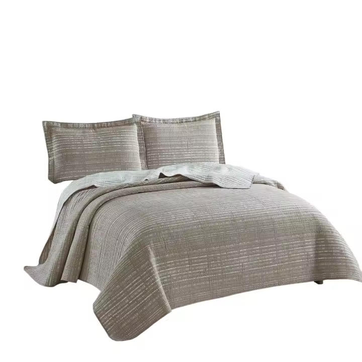 Colcha Fina Primavera/verano Novotextil Tela Jacquard para Camas 90-180. Ligera y Suave, Tejido Interior 100% Algodón y Exterior Poliéster. - 1