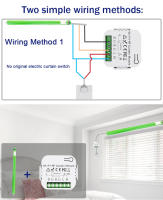 Interruptor Inteligente Para Cortina WiFi Tuya Controlador Eléctrico De Rollos Tejido Para Puertas Con Función De Control Remoto APP Smart Life Compatible Con Google Home Alexa - details 12