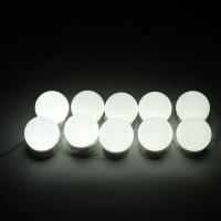 Espejo De Maquillaje LED Con Luz De Encendido Libre Iluminación Tridimensional Blanca Para Mesa De Vestir Rotativa Táctil - details 13