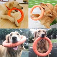 Juguetes Para Morder Perros Indestructibles Flotantes Y Atrapables Herramientas De Entrenamiento Para Cachorros Pequeños Medianos Y Grandes Juguete De Lanzamiento Y C Atrer - details 1