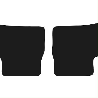 Alfombrillas traseras traseras para: Fiat Doblo III kombivan 2021- - 1