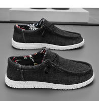Zapatos Casuales Para Hombre Transpirables Ligeros Slip-On Planos Cómodos De Color Sólido Suela Suave Zapatos De Venta Loafers - details 14