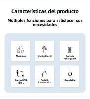 Lámpara De Noche En Forma De Honguito LED Recargable Para Decoración De Dormitorio Oficina Mesa Restaurant Hotel Bar Iluminación Dimmable - details 1