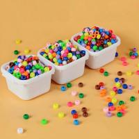 500pcs De Cuentas De Plástico En Colores Para La Fabricación De Joyas DIY Trenzas De Pelo Pulseras Collares Artesanías Pequeña Empresa - details 6