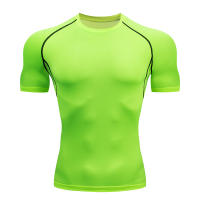 Camiseta De Compresión Para Hombre Fitness Running Deporte Acuático Secado Rápido Camiseta Deportiva Casual Manga Corta Primavera Verano - details 17