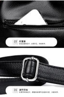 Bolso de mano de PU para mujer de moda, estilo europeo y americano, con costura, sencillo, de alta calidad, Grande. - details 22