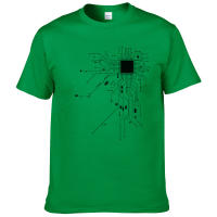 Camiseta De Algodón Para Hombre Verano 2023 Con Diagrama De Circuito Del Procesador CPU Moda Casual Estilo Top Fashion #303 - details 10