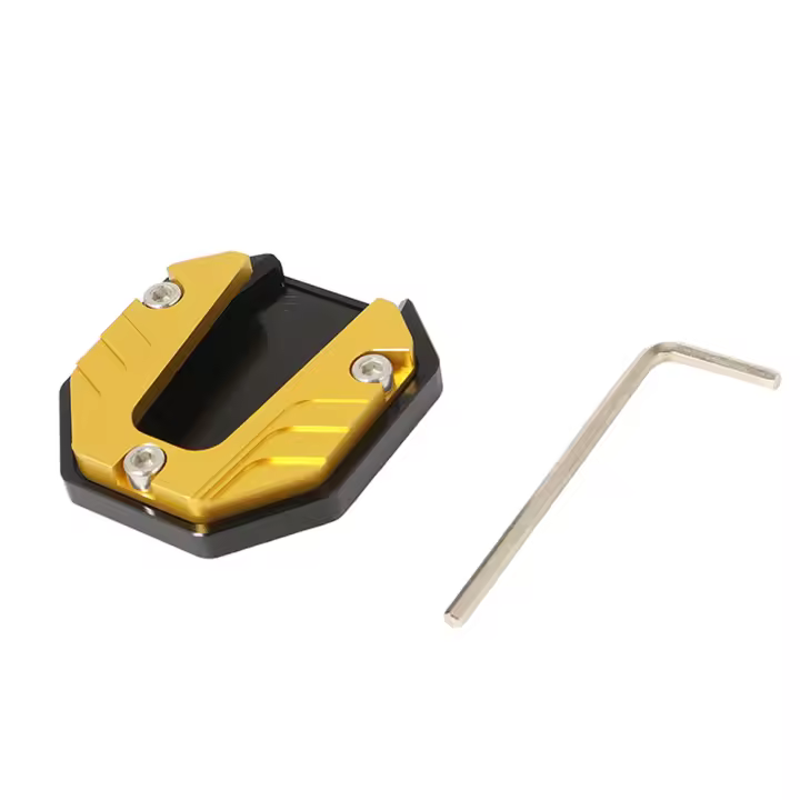 Aluminio Soporte De Pies Para Motocicleta Extensor De Plataforma Del Lado Accesorios De Motocicleta D7YA Resistente Y Duradero - 1