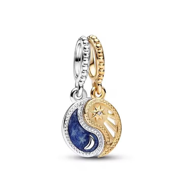 Charm colgante Pandora Sol y Luna Divisible Yin & Yang - 1