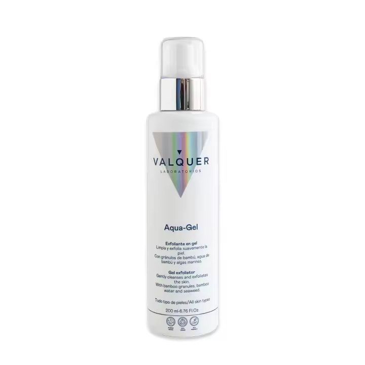 Valquer Laboratorios Exfoliante Facial Aqua-Gel con Bambú y Algas Marinas - 200 Ml - 1