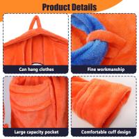 Bata De Baño De Anime Japonés Son Goku 2024 Para Hombres Y Mujeres Pijama Kakarotto De Algodón Flanel Suave Para Invierno Cómodo Casual - details 2