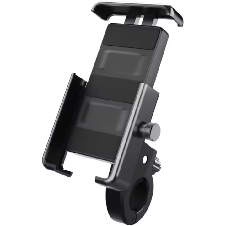 Práctico soporte giratorio para teléfono para bicicleta. Diseño de brazo de abrazadera estable. Fácil operación con una mano. Compatible con teléfonos inteligentes para ciclismo y equitación. - 1