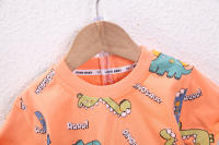 Ropa De Verano Para Bebés Niños Y Niñas Conjunto De 2 Piezas Camiseta Y Shorts Estilo Casual Con Diseño De Dibujos Animados Talla Ajustada Para Edades 4-6 Años - details 5