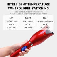 Rizador De Pelo Profesional En Forma De Rosas Multi-Función LCD Cerámico Rotativo Automático Herramientas De Estilo Para Cabello Seco Y Húmedo - details 4