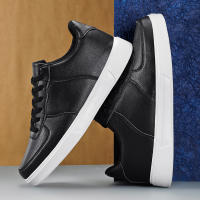 Zapatos De Correr Casuales Para Hombre En Cuero Blanco Transpirables Y Cómodos Talla 36-47 Moda Al Aire Libre Pareja Calzado - details 14