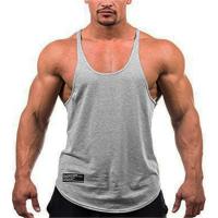 Chaleco De Gimnasio Para Hombres Running Deporte Algodón Sin Mangas Transpirable Verano Estilo Y Retrocinturado Camiseta Básica - details 6