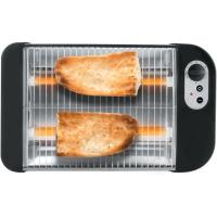 Tostador de Pan Plano de 600W / Material de Acero Inoxidable – Para Hogar, Cocina y Hostelería / 2 Tubos de Cuarzo – Ideal para Pan y Pastelería - details 0