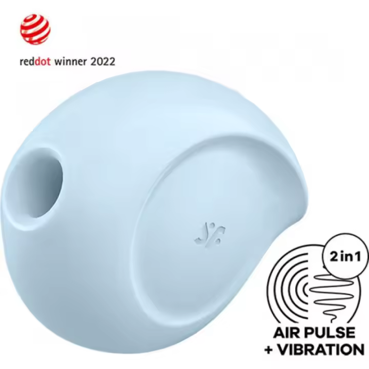 Estimulador de Ondas de Presión Satisfyer Sugar Rush Azul - Recargable y Resistente Al Agua - 1