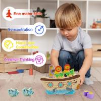 Juguete De Madera Para Bebés Juego Educativo Montessori De Caterpillar Que Come Alimentación Juguete De Habilidades Motoras Finas Para Niños Regalo - details 9