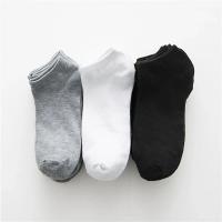 3 Pares De Calcetines Casuales Unisex De Color Sólido Bajo El Tobillo Transpirables Y Cómodos Anti Olor Absorbentes De Sudor Para Hombres Y Mujeres - details 3
