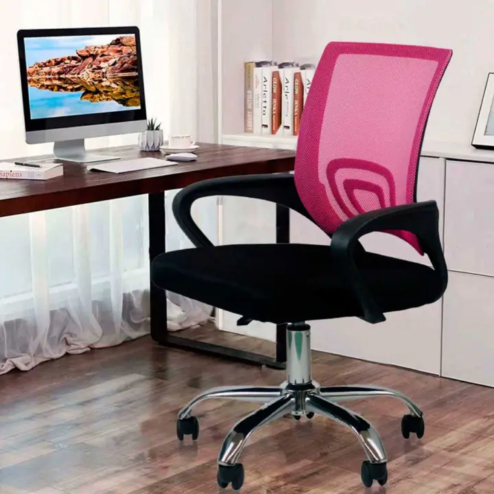 Silla de escritorio Classic Thinia Home con ruedas 86-95x52x65 cm - 1