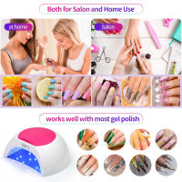 YIKOOLIN Lámpara LED UV Para Uñas 48W Con 4 Configuraciones De Tiempo Secado Compatible Con Todas Las Polvos De Gel Para Arte De Uñas Secador De Uñas - details 6