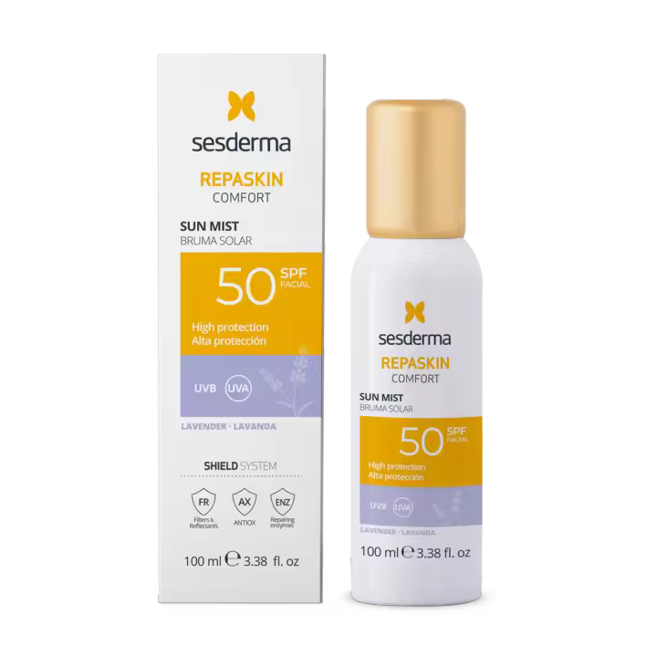 SESDERMA REPASKIN COMFORT BRUMA SOLAR SPF 50+ LAVANDA 100 ML - 1