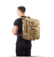 Mochila táctica de viaje para hombre, bolsa de gran capacidad, impermeable, para deportes al aire libre, multifuncional, 50L - details 23