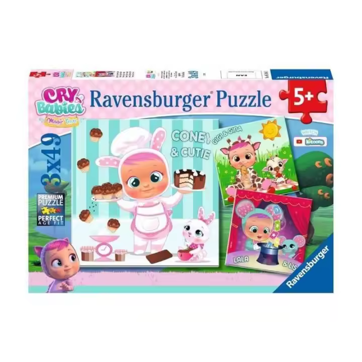 CRY BABIES PUZZLES 3X49 PIEZAS DE RAVENSBURGER - 1