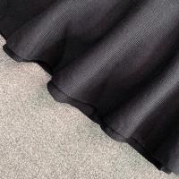 Vestido Bodycon Mermaid Elegante De Moda Coreana YuooMuoo Negro Con Volantes Para Fiesta Y Oficina Vestido De Cintura Imperio De Pierna Larga Estilo Lady - details 15