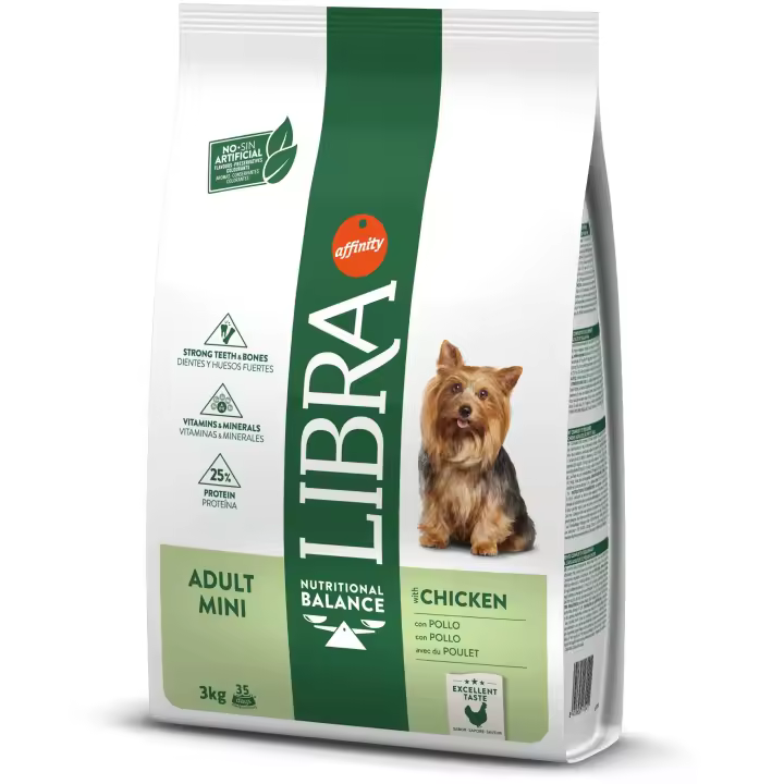 AFFINITY LIBRA DOG MINI ADULTO POLLO 3 KG - 1