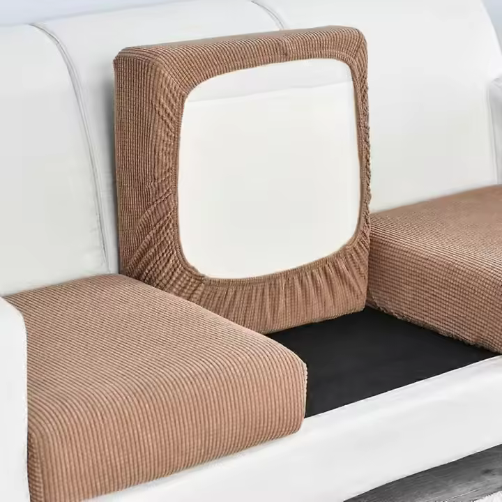 3pcs Sofa Seat Cushion Cover High-stretch Individual Seat Cushion Cover Sofa Cover Sofa Cushion Cover - 1