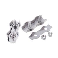 5Pcs Clip De Tornillo Para Cable De Acero Inoxidable M2-M5 Simplex 1/2-Post Calizador De Cuerda Simple Para Metalworking - details 21
