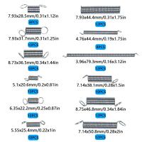 Kit De 200 Piezas De Resorte De Aluminio Para Muebles Y Electricidad Incluye Resortes De Torsión Y Extensión Herramientas De Reparación Doméstica - details 1