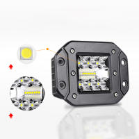 Luz De Trabajo LED De 48W/39W 5 Pulgadas Montaje Plano Para Jeep 4x4 Camión Camiòneta Con Lente De Hoz Y Ancha Bombilla De Aluminio Para Carretera Y off Road - details 5