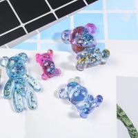 Molde De Silicona Para Joyería DIY Epoxy Resina Con Diseño De Oso Y Muñeca Set-up 3D Lindo Molde De Resina Para Creaciones Artísticas - details 4