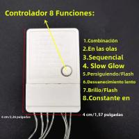 Luces LED De Navidad 220V Con Enchufe EU 10M 20M Para Exterior Decoración De Jardín Fiesta Casero Viaje Calidad CE RoHS - details 6