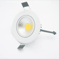 HKOSM Lámpara De Bajo Techo LED Dimmable 5W 7W 12W Cuerpo Blanco Cobertura COB 110V-220V Fijación Revestida Luz Interior - details 10