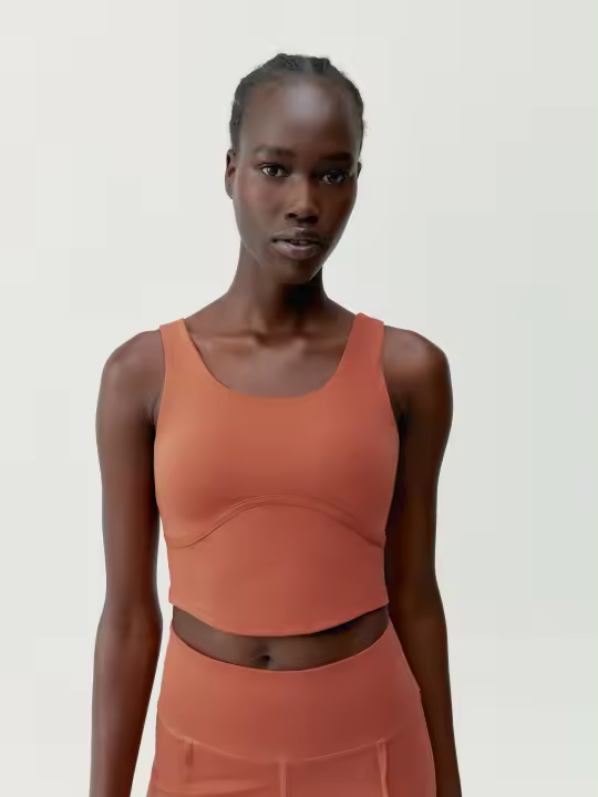 Born Living Yoga Top Sayani Marsala - 1