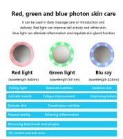 Dispositivo De Cuidado Facial Cryotherapy Máquina De Belleza Con Láser Azul Tratamiento De Acné Masajeador Facial Elevación Rejuvenecimiento Skin Lifting Rejuvenecimiento Belleza - details 5