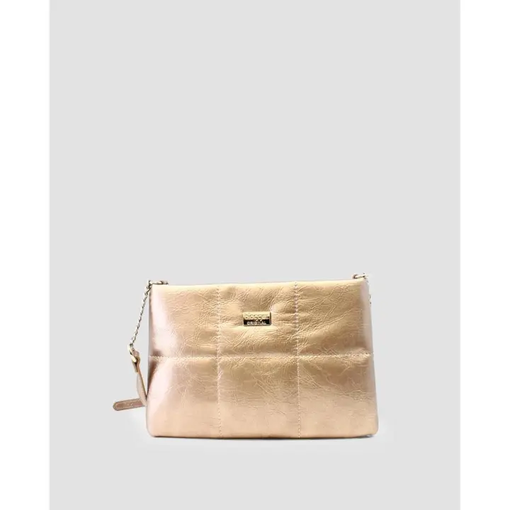 Blogger BUB Bandolera de mujer dorada en polipiel 78597 - 1