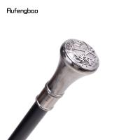 Bastón De Moda Con Relieve De Sello Medieval Punta De Goma Material De Acero Longitud 93cm Para Hike - details 5