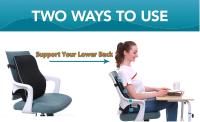 Cojín De Asiento De Coche De Espuma De Memoria Para Oficina Y Sillas De Juego - Soporta La Lumbar Y La Cintura - Suave Y Cómodo - details 0