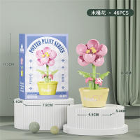 Bloques De Construcción Micro Para Decoración De Hogar Y Jardín Regalo De Navidad Para Niños Juguetes Educativos Creativos Con Plantas Y Flores - details 12